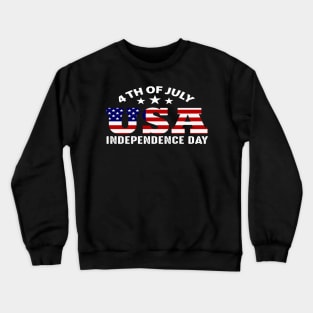 4th of July 1776  American independence day design Crewneck Sweatshirt